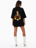 T-Shirt Madonna Guadalupe Nera